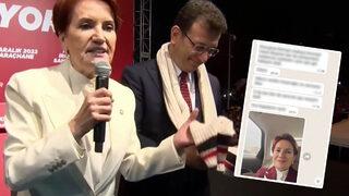 Mesajlarını paylaştı yorum yağdı... İmamoğlu'na verdiği atkı sosyal medyada gündem oldu! Meğer Akşener öncesinde o kıza...
