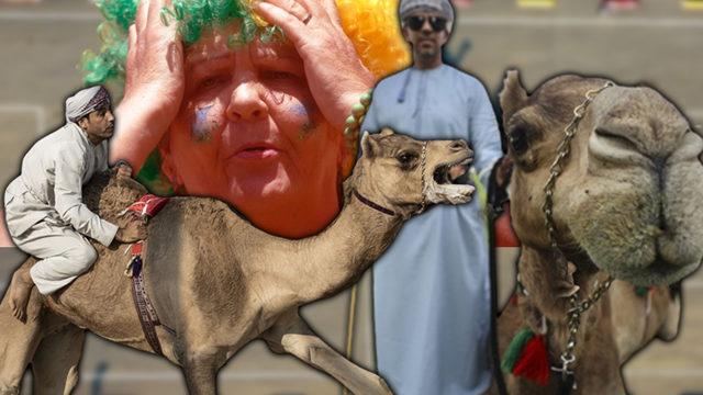 Katar'daki o görüntü dünyayı şaşkına çevirdi! Sahaya develerle çıktılar