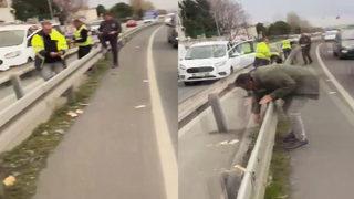 Yolun ortasında 150 bin euro! Etrafa saçıldı... Yer: İstanbul! Herkes arabadan indi ve...