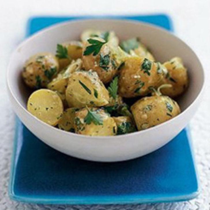 Tahinli Patates Salatası