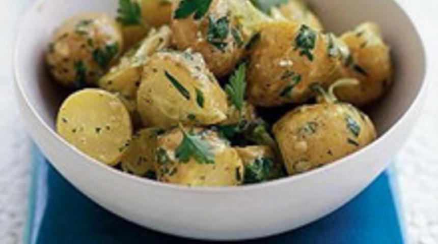 Tahinli Patates Salatası