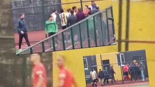 Karamanspor - Cumayanıspor maçında olay! Hakem golü vermeyince tribünden sahaya atladı