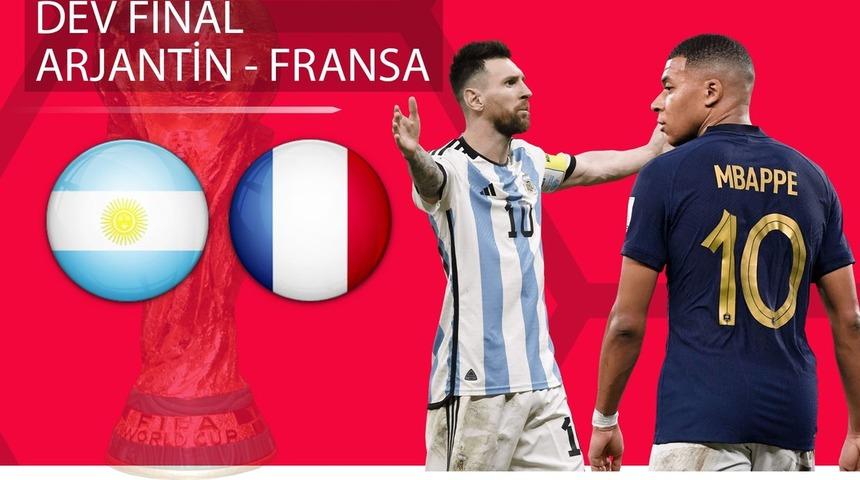 Arjantin Fransa maçı canlı izle!  Arjantin Fransa canlı hangi kanalda, saat kaçta?  Dünya Kupası final maçı!