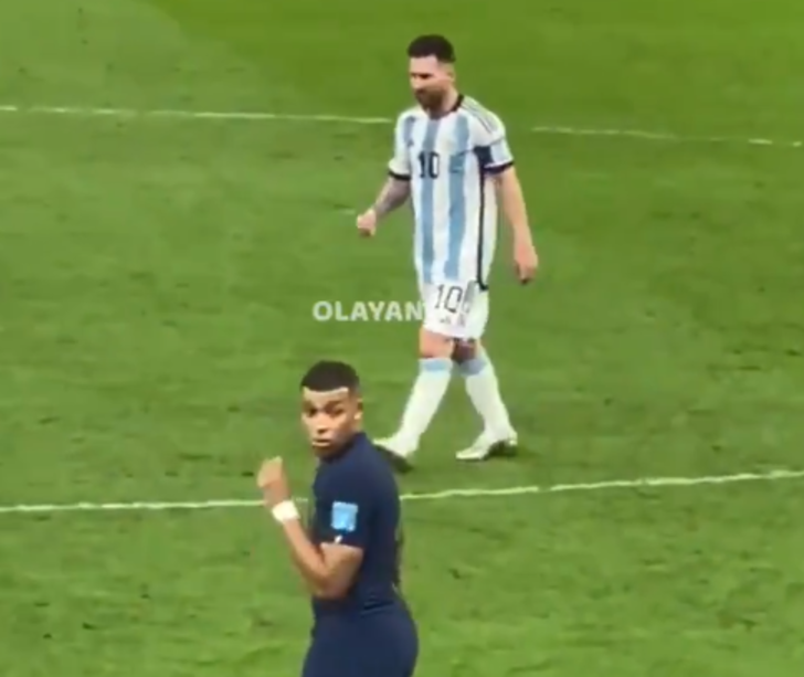 Messi'den Mbappe'ye olay yaratan hareket! Golden sonra kendini tutamadı ve kulübeye doğru koştu... G3