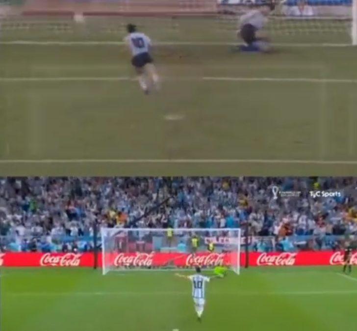 Messi'nin attığı penaltı golündeki Maradona detayı herkesin tüylerini diken diken yaptı! Meğer yaptığı vuruş tesadüf değilmiş... G4