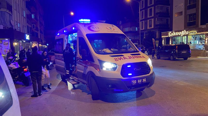 Denizli'deki kavgada 1 kişi bıçakla yaralandı