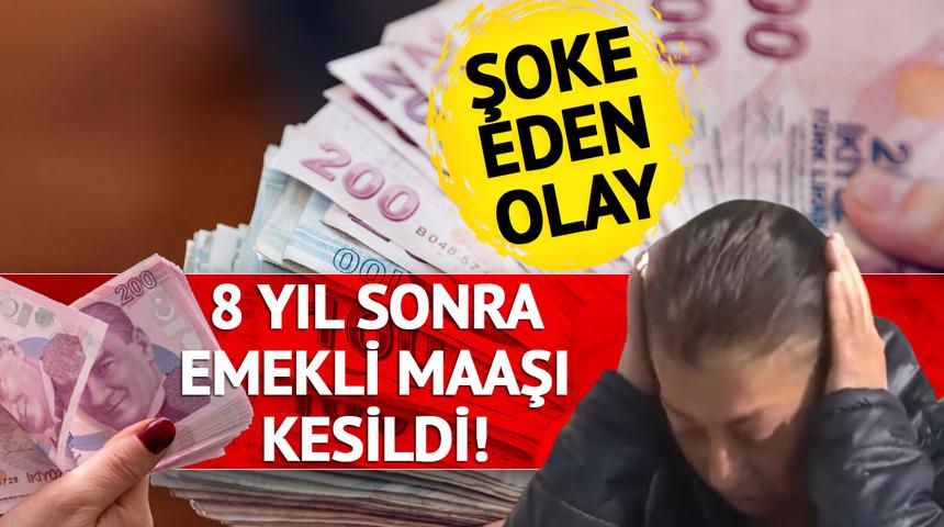 Emekli maaşı bir anda kesildi! 8 yıllık emekli olan kadın nedenini araştırınca... '205 bin TL bor&ccedil; &ccedil;ıkardı bana' 