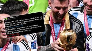 Dünya bu kehanetle çalkalanıyor! Arjantin'in Dünya Kupası'nı kazanacağını 7 sene önceden bildi