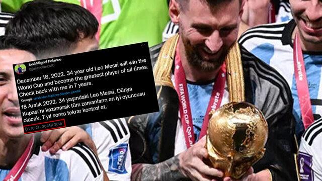 Dünya bu kehanetle çalkalanıyor! Arjantin'in Dünya Kupası'nı kazanacağını 7 sene önceden bildi