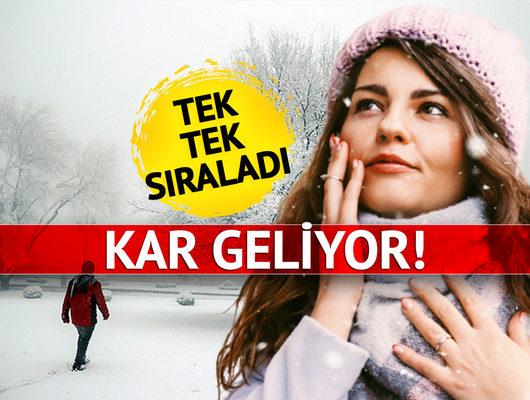 Ne zaman kar yağacak? İstanbul dahil 10 il için önemli uyarı