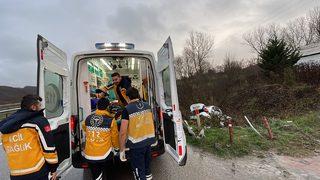 Samsun’da iki otomobilin çarpışması sonucu 5 kişi yaralandı