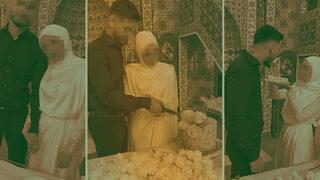 Camide pasta kesip nikah kıydılar! Masa süslemesi yapıldı, hediyeler hazırlandı... Türkiye bu görüntüleri konuşuyor! 