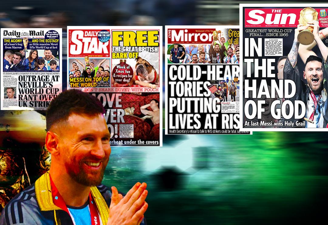 D&uuml;nya Arjantin'in şampiyonluğunu b&ouml;yle g&ouml;rd&uuml;: Tartışmalar sona erdi en iyisi Messi!