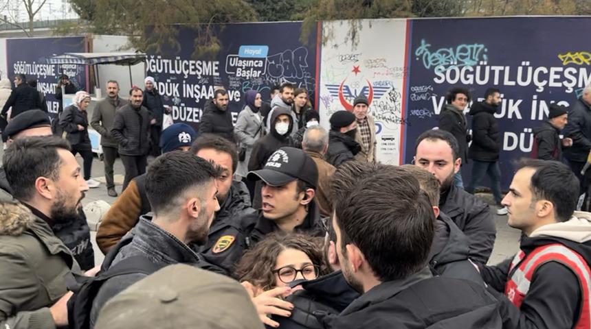 İstanbul'un göbeğinde arbede! Polisin HDP'li Encü'ye attığı tokat gündem olmuştu... Valilikten açıklama geldi