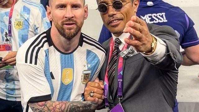 Nusret Gökçe, Angel di Maria'dan sonra Messi'nin koluna yapıştı! Messi pas vermedi, bomba anlar