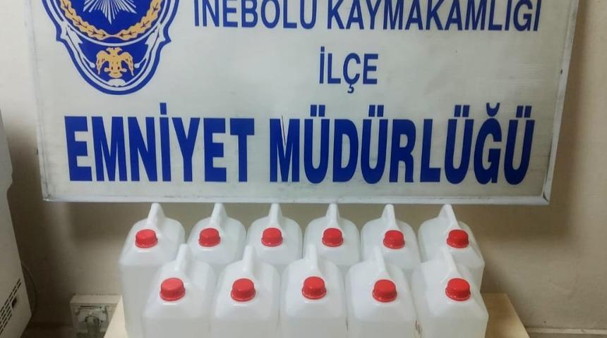 FETÖ'den ihraç edilen binbaşı 55 litre etil alkol ile yakalandı