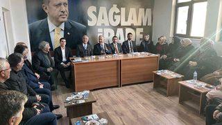 Kars Milletvekilleri Arslan ve Kılıç, Sarıkamış’ta ziyarette bulundu