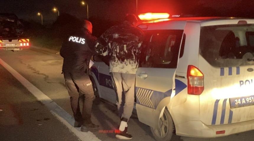 TEM Otoyolu’nda alkollü ve ehliyetsiz sürücü zincirleme kazaya sebep oldu