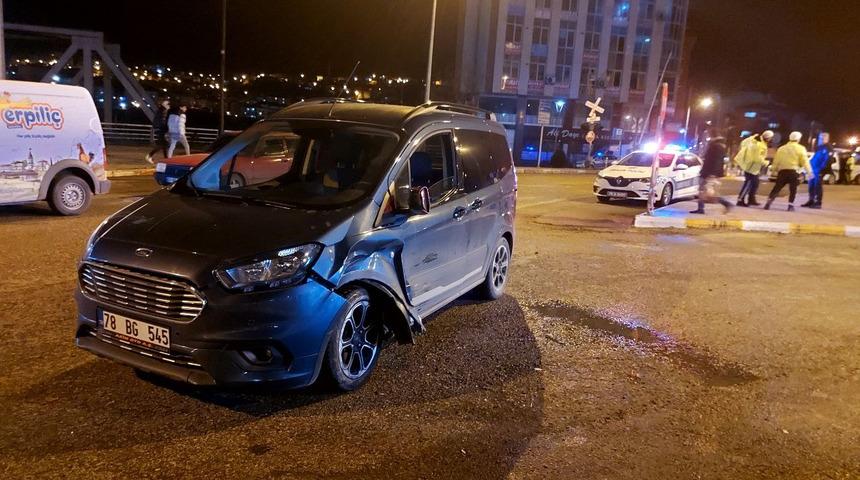 Karabük'te kaza yapan ve olay yerinden kaçan alkollü sürücü yakalandı