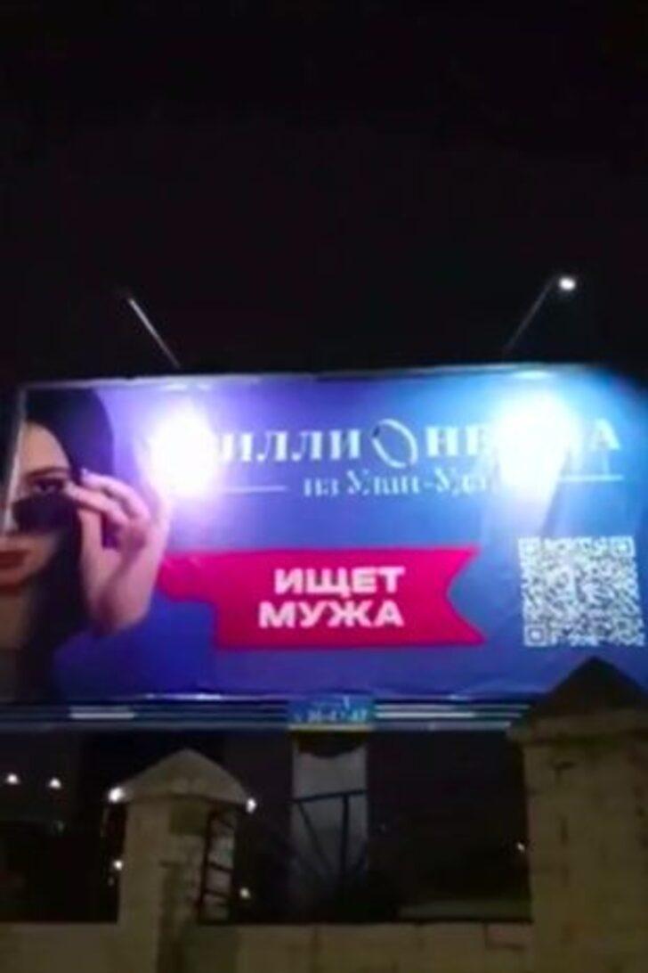 “Milyoner koca” ilanı vermişti! Şehirdeki reklam panolarına jet yanıt... Ukraynalı iş insanı devreye girdi G1