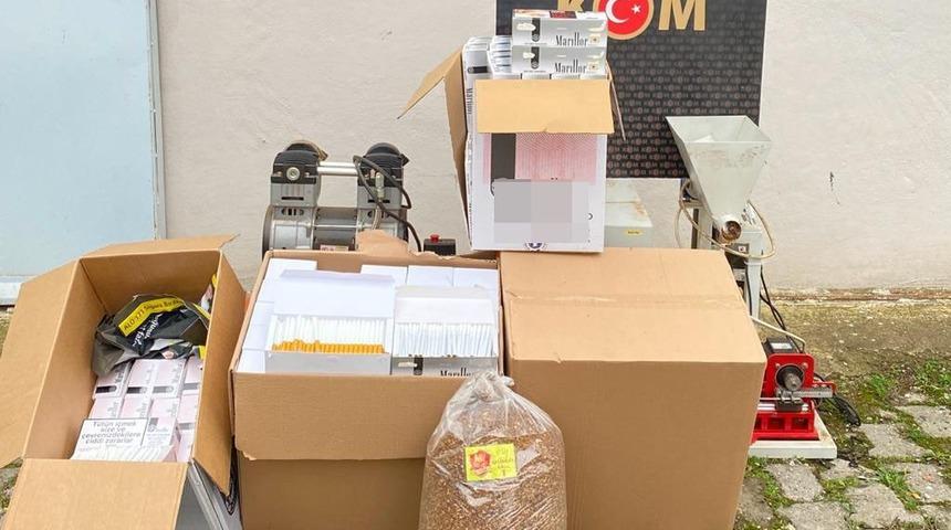 Tokat’ta kaçak tütün operasyonu