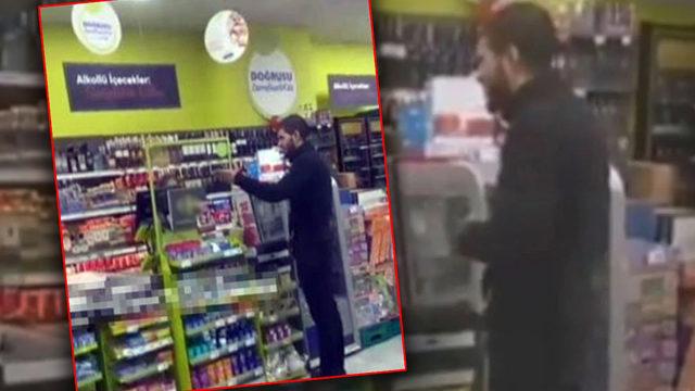 Kasiyere Burada alkol satılıyor, saçını niye gösteriyorsun demişti! Sosyal medyayı sallayan market görüntüleri sonrası Faslı adam gözaltına alındı