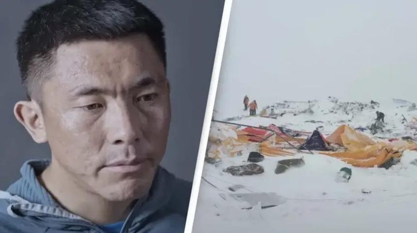 Everest Dağı'nın en ölümcül çığından kurtuldu! O anları anlattı
