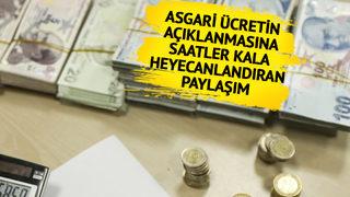 Son dakika | Asgari ücret ne kadar olacak? Asgari ücretin açıklanmasına saatler kala heyecanlandıran paylaşım: Asgari ücrete azami fedakârlık