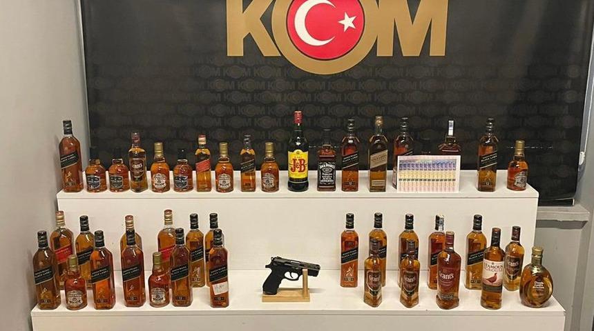 Kayseri'de sahte içki operasyonunda 2 şüpheli yakalandı