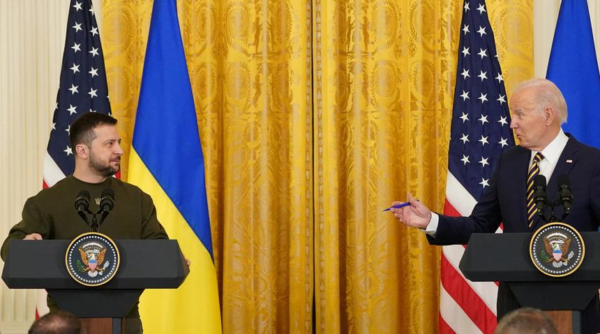 Son dakika: Biden ve Zelenskiy'den ortak açıklama! Rusya'ya net mesaj verdiler