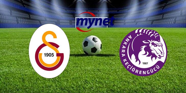 Galatasaray Keçiörengücü maçı sona erdi! Galatasaray Keçiörengücü maçı sonucu ne oldu?