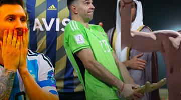 Eski Fenerbahçeli Adil Rami'den Arjantin kalecisi Emiliano Martinez'e ağır küfür: Futboldaki en büyük o... çocuğusun!