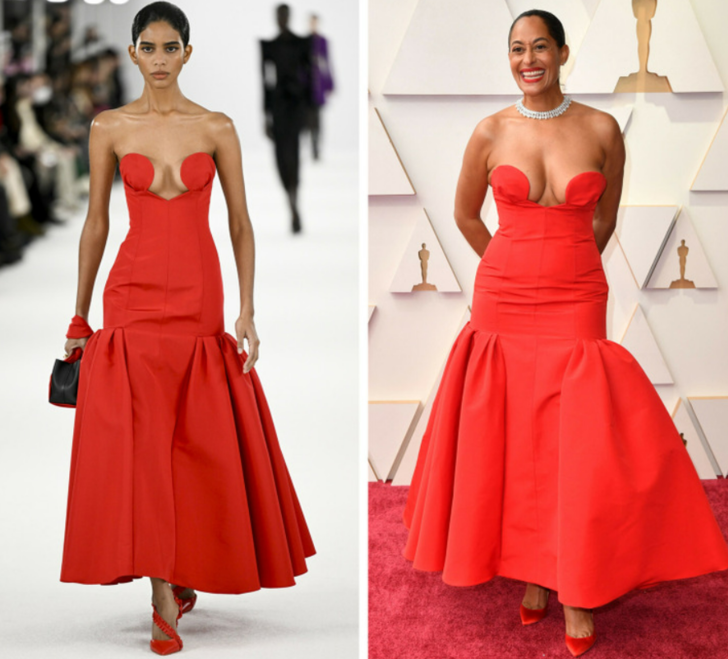 Podyum ve gerçekler bambaşka! Podyumda giyilen kıyafetlerin ünlülerdeki görünüşü G1