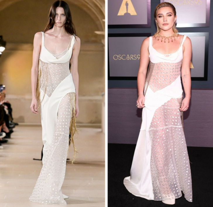 Podyum ve gerçekler bambaşka! Podyumda giyilen kıyafetlerin ünlülerdeki görünüşü G2