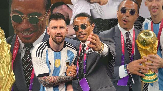 Messi'nin yatak paylaşımına Nusret'i de eklediler! Dünya Kupası finalinde sahaya giren Nusret gündemden düşmüyor...