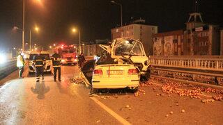 Samsun’da trafik kazası: 1 ölü, 1 yaralı