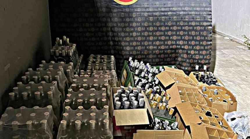Muğla’da yeni yıl öncesi sahte ve kaçak alkol operasyonu