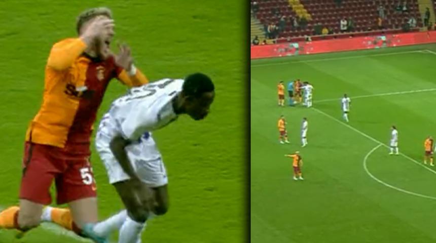 Galatasaray maçında skandal hakem kararı! Görenler gözlerine inanmakta güçlük çekiyor...