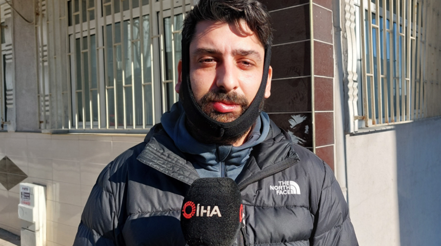 Sokaktan gelen sese koştu, başına iş açtı! 'Dişlerim kırık çenem parçalandı'