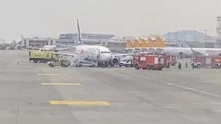 Sabiha Gökçen'de hareketli anlar! Yolcu uçağının lastiği patladı