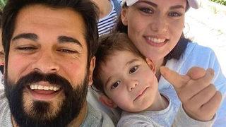 Burak Özçivit'in oğlu Karan'la eğlenceli pozları gündem oldu!