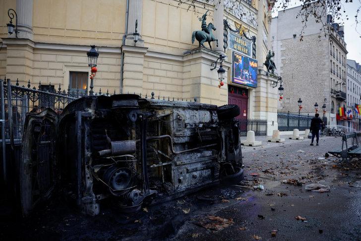 Terör örgütü PKK yanlıları Paris sokaklarını savaş alanına çevirdi G5