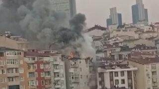 Kağıthane'de korkutan yangın! Çok sayıda ekip müdahale etti