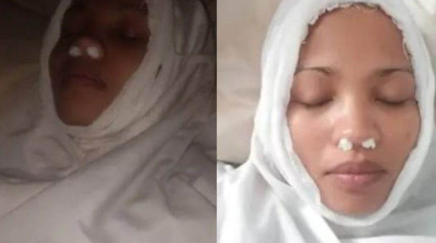 Dünyada viral olan kare! Endonezyalı kadın borcunu ödememek için kefene girip ölü taklidi yaptı... Foyası bakın nasıl ortaya çıktı