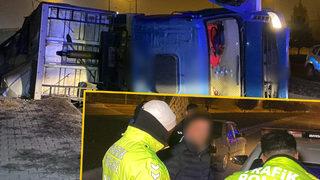 Kaza yapan alkollü şoföre yardım etti! Polis hareketlerinden şüphelenince ilginç gerçek ortaya çıktı