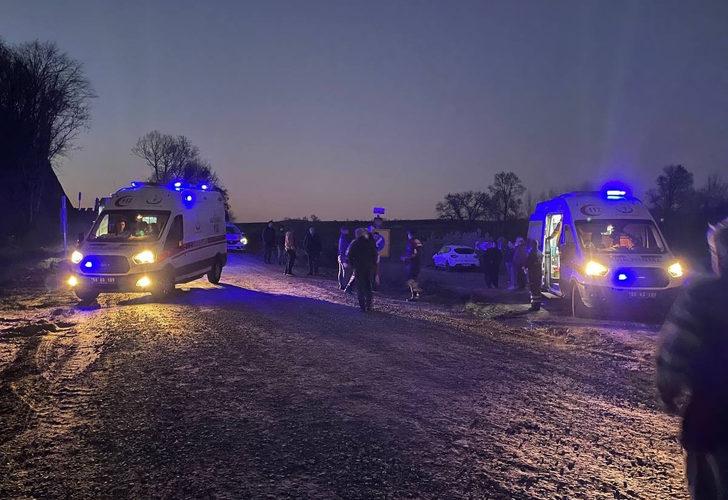 Tekirdağ'da trafik kazası! Otomobil devrildi: 7 kişi yaralandı