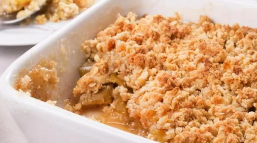 En hızlı yapılan tatlı: Elmalı crumble tarifi! Elmalı crumble nasıl yapılır?
