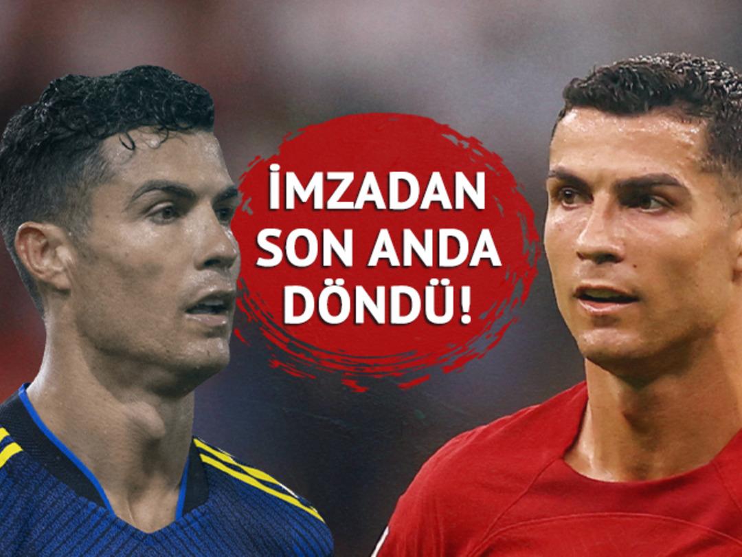 Son dakika: Resmi a&ccedil;ıklama bile gelmişti! Cristiano Ronaldo'dan herkese ters k&ouml;şe! Al Nassr'a imza atacak derken eski takımına gidiyor...
