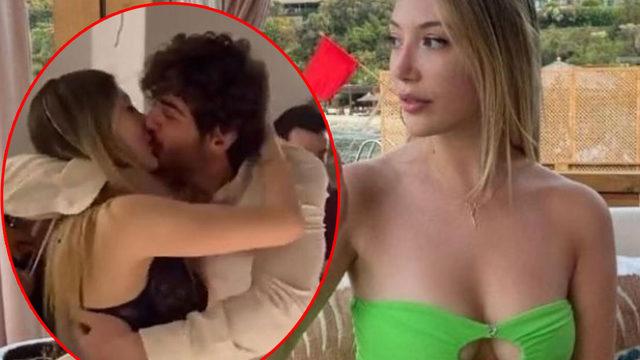 Dudak dudağa görüntülenmişlerdi! Mehmet Ali Erbil'in kızı Yasmin Erbil ve sevgilisi Yiğit Poyraz asansörde...