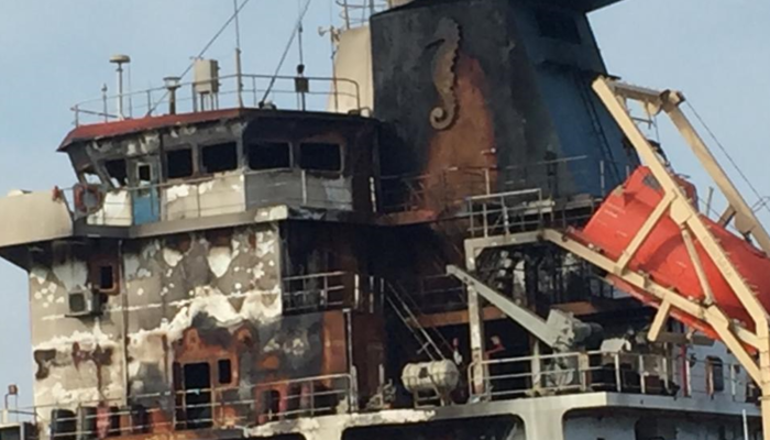 Sinop’taki gemi yangınında ağır yaralanmıştı! 